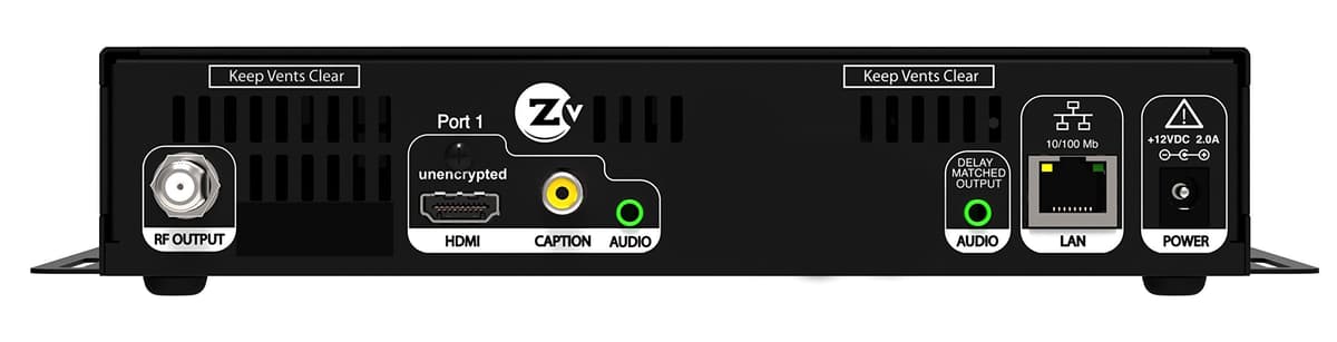 ZeeVee ZvPro810i Modulador QAM por Coaxial para Distribución de Video HD 1080p