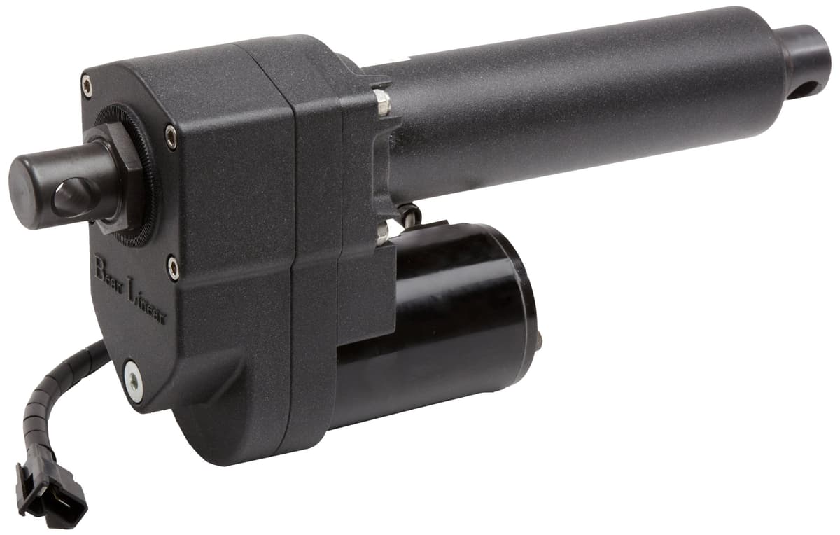 Warner Linear B-Track K2 K2xG20-12v-04 Actuador de Servicio Pesado 4" de Carrera 12V Rugged Duty Actuator