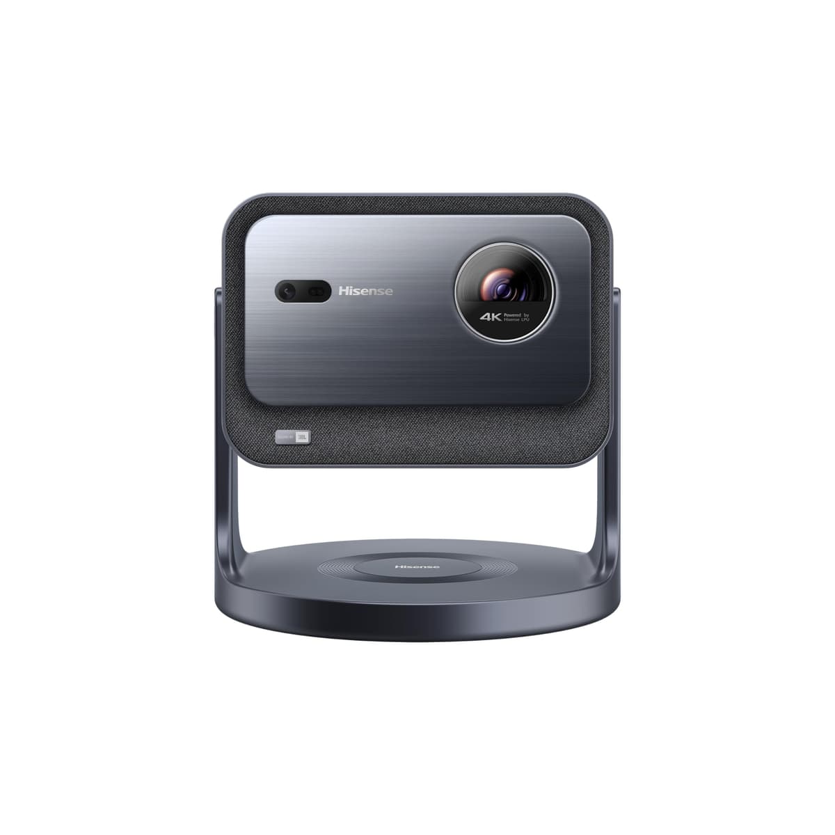 Hisense C2 Mini Proyector Láser 4K, Tricolor, 2000 ANSI lúmenes, 110% BT.2020, Contraste Nativo 1700:1, Dolby Vision, HSR240, Imagen 65-300", Diseño Gimbal, Sonido JBL