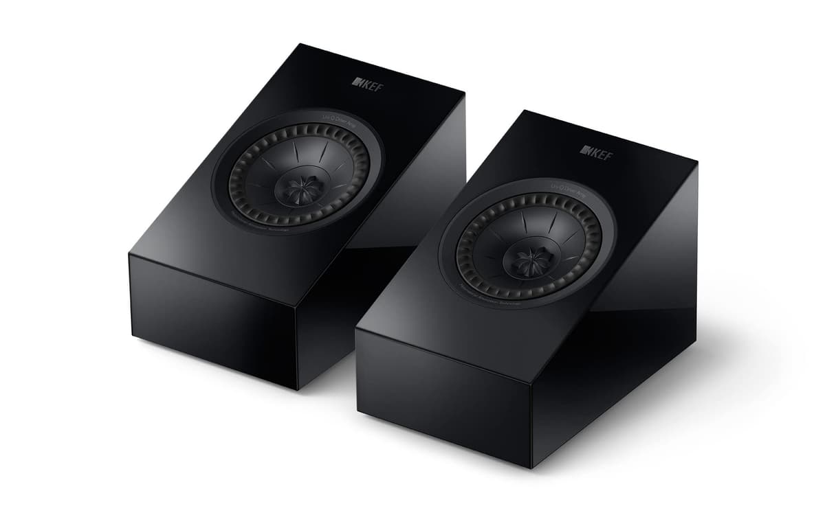 KEF R8 Meta Altavoz Surround Dolby Atmos Elevation Biamplificable Color Negro Brillante (Unidad Individual) Modelo R8BG