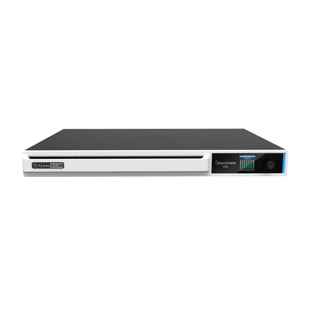 AtlasIED Atmosphere AZM8 Procesador de Audio de 8 Zonas para Instalaciones Comerciales, DSP, Control en Red, Integración AV