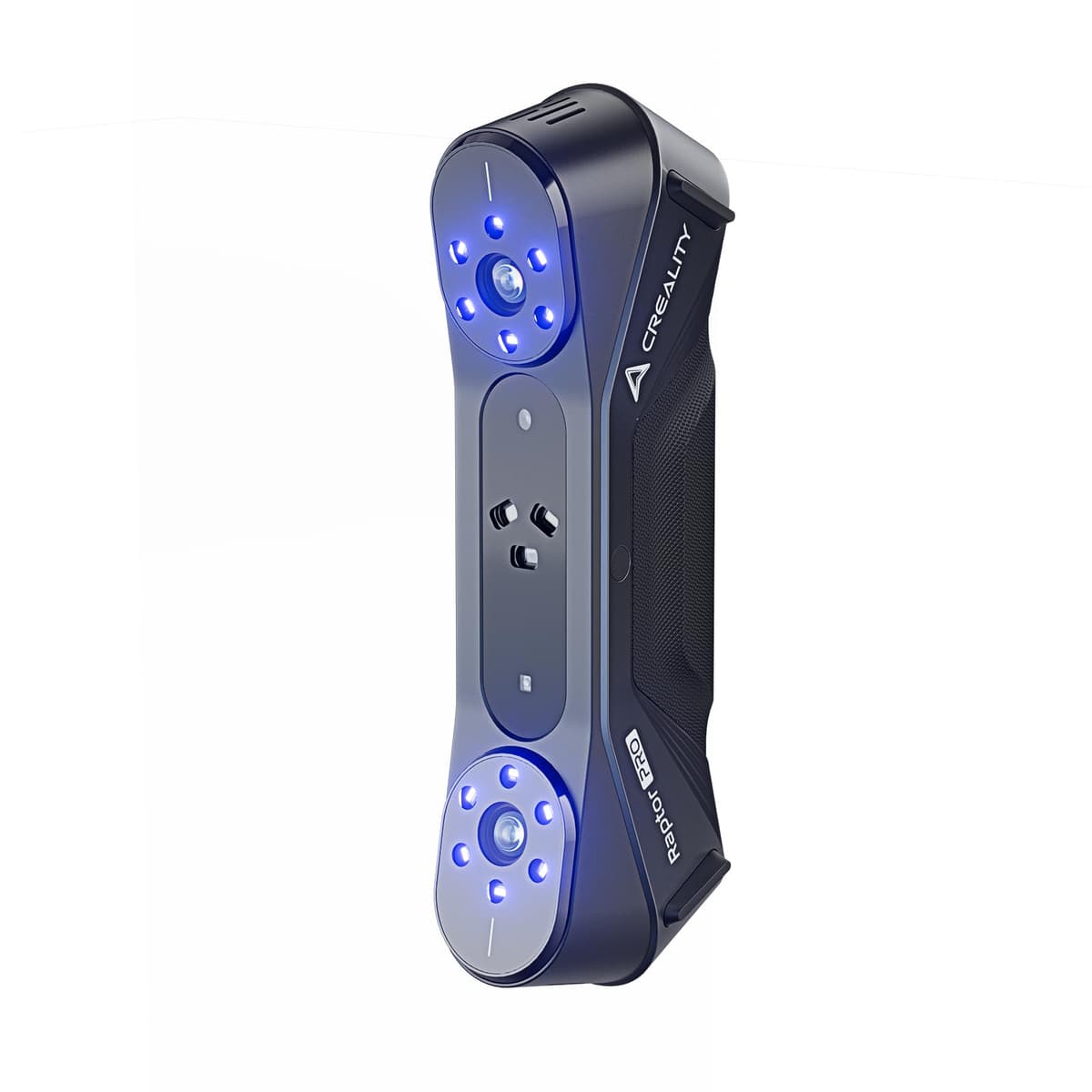Nine Raptor Pro escáner 3D de mano 0.02mm precisión, 22+7 láser azul y NIR, 60fps alta velocidad, objetos de 5mm a 4m, escaneo a color 24-bit para Windows y macOS