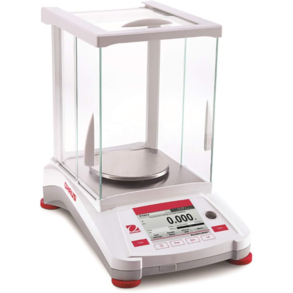 Ohaus Adventurer AX223 Balanza de Precisión con AutoCal, 220 g x 0.001 g, Pantalla Táctil, Calibración Interna, Modelo 30100605