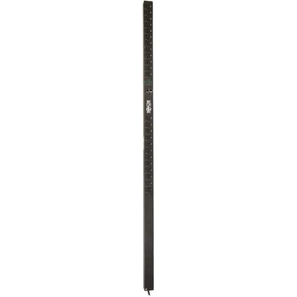 Tripp Lite PDUNVR20LX Monitored PDU con Interfaz de Red, 1.9kW Monitoreo por Toma Monofásico, Montaje Vertical 0U, 24 Tomas 5-15/20R 120V, Entrada L5-20P/5-20P, Cable 10ft, TAA