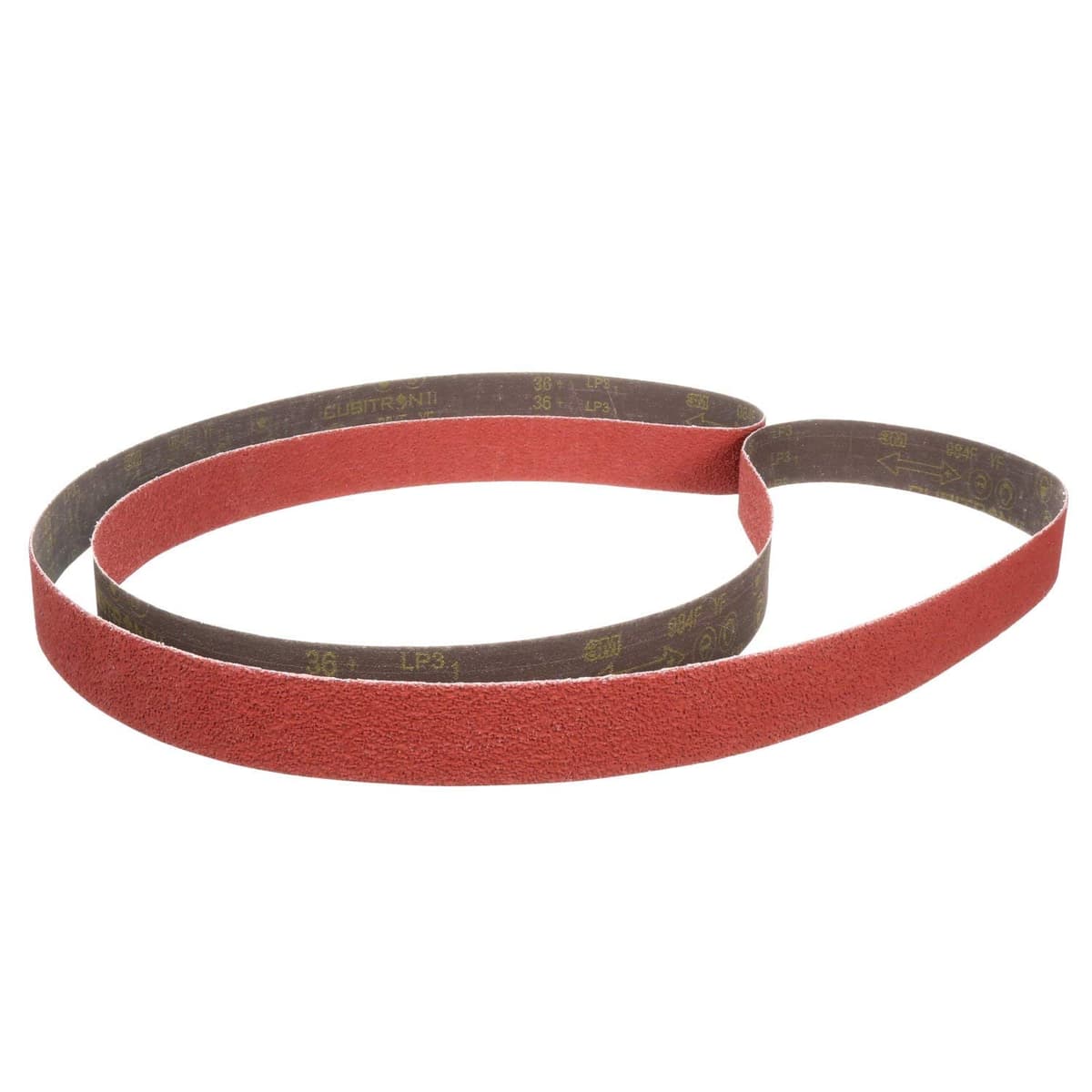 3M Cubitron II 984F - Banda de Lija de Tela Cerámica de Forma Precisa, 3/4" x 20-1/2", Grano 36+, Naranja (Paquete de 200) - Modelo 51141550657