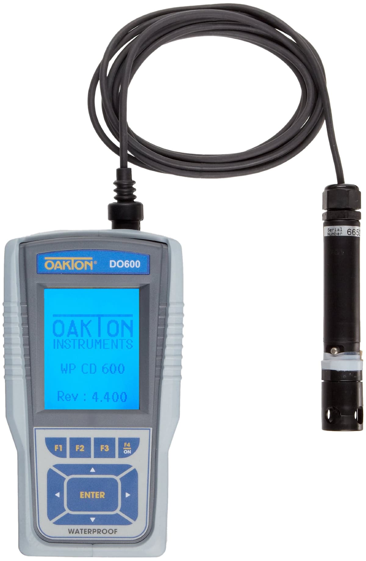 Oakton DO 600 WD-35441-70 Medidor de Oxígeno Disuelto Impermeable Kit - Medidor DO portátil, a prueba de agua, alta precisión para laboratorio y campo