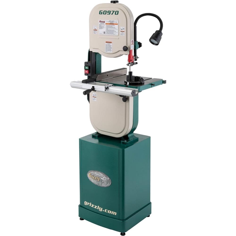 Grizzly Industrial G0970 Sierra de Cinta Vertical para Corte de Metal 14" | Bandsaw Vertical Metal-Cutting | Modelo G0970