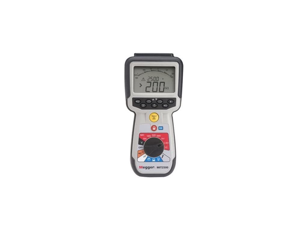 Megger MIT2500 - Megger MIT2500 2500V, Megóhmetro, Medidor de Resistencia de Aislamiento, Probador de Aislamiento, Tester Eléctrico, Industrial y Profesional