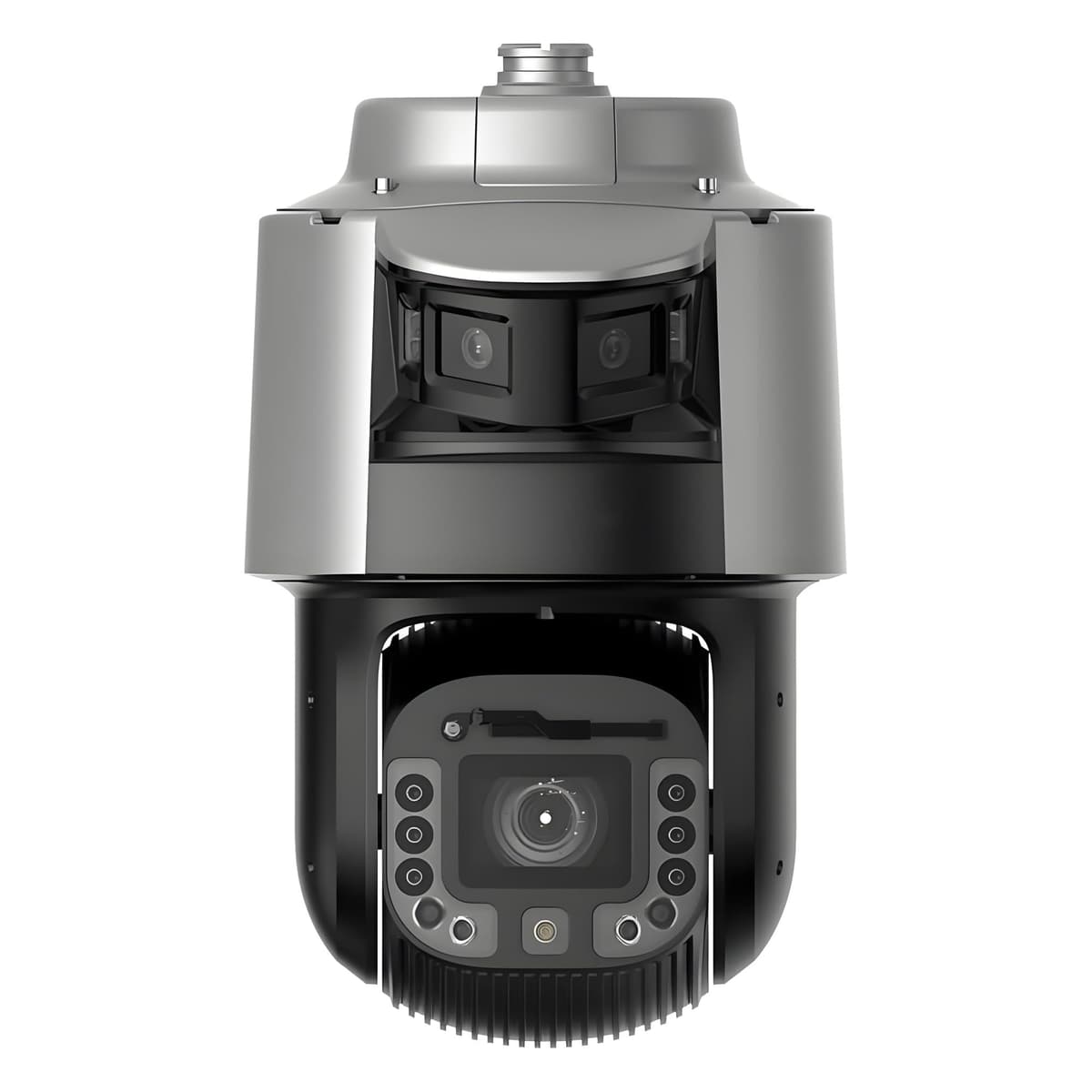 318netech Tandem-Vu DS-2SF8C442MXG-ELW/26 Cámara PTZ IP 4MP 42X Zoom Óptico PoE con Smart Tracking, Cámara Panorámica 6MP PoE con Visión Nocturna a Todo Color, IP67, Compatible con NVR