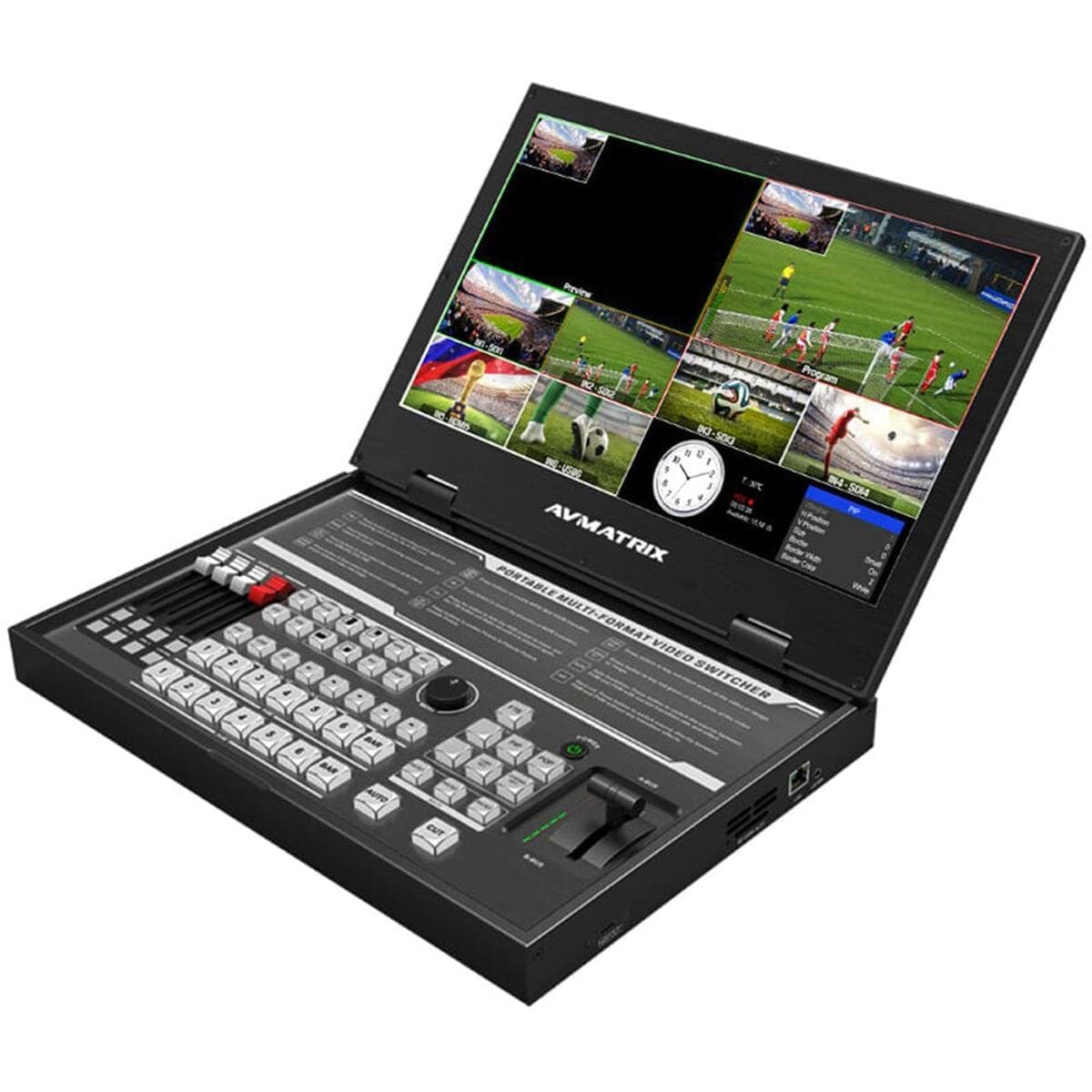 LILLIPUT PVS0615U Conmutador Portátil de Transmisión 6 Canales SDI/HDMI Multiformato 15.6"