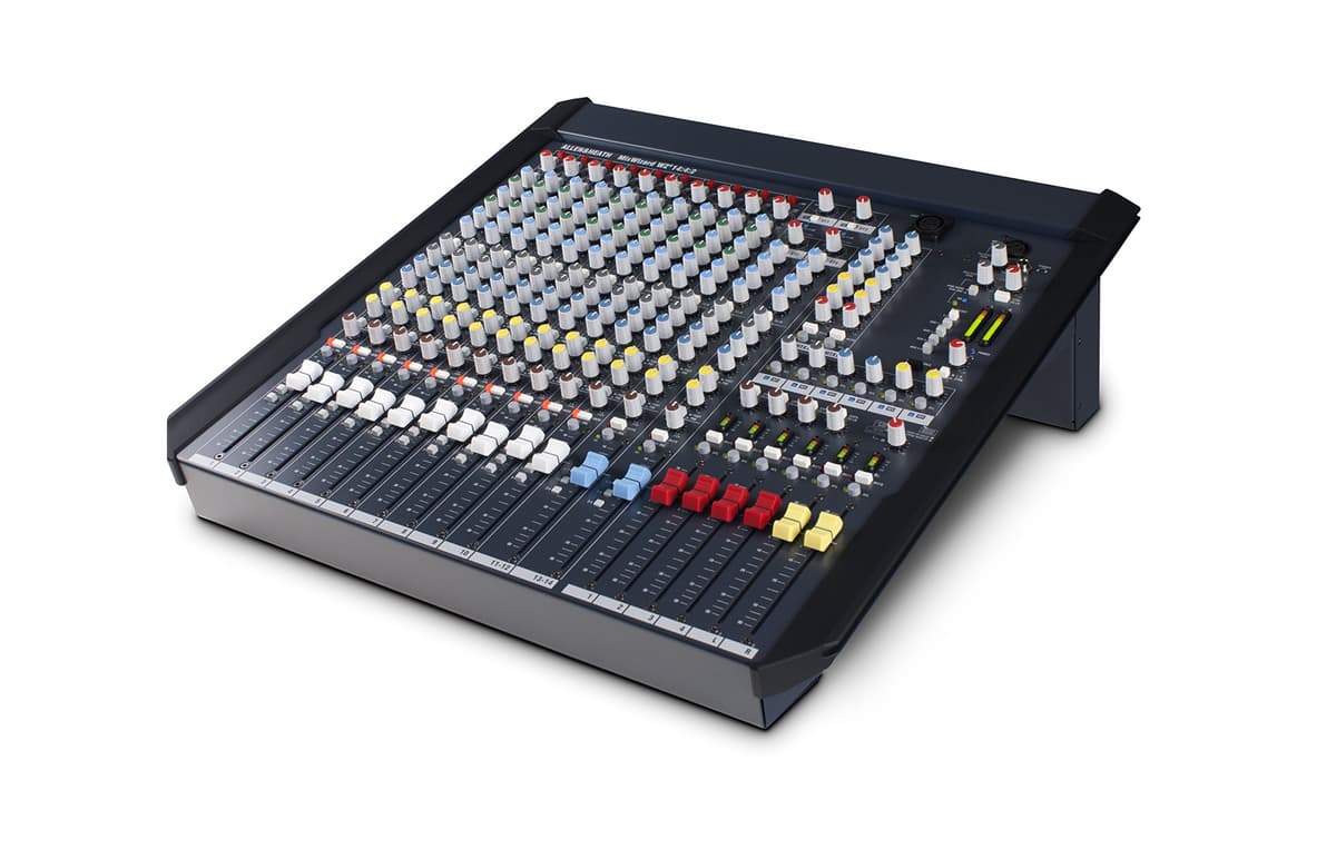 Allen & Heath MixWizard4 WZ414:4 Consola de Mezcla Profesional 14:4:2 | Mixer Analógico | 14 canales | En vivo y estudio AMS-WZ414:4