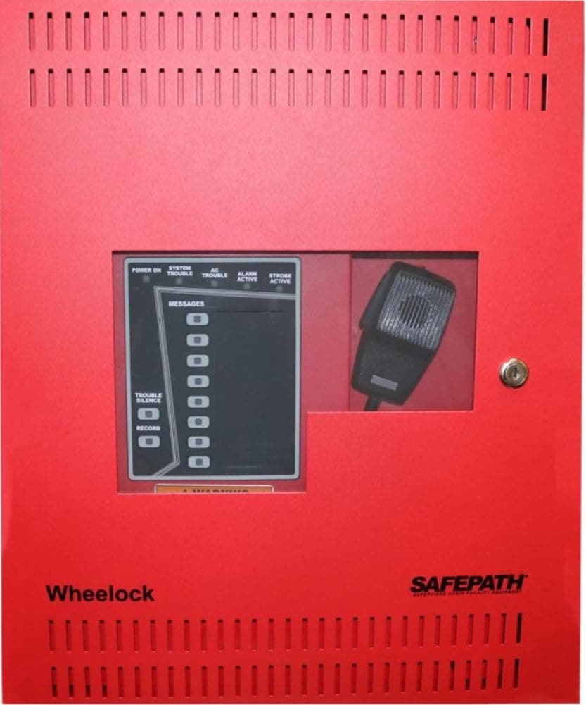 Cooper Wheelock SafePATH SP40S - Sistema de Evacuación por Voz, Amplificador/Panel de Audio para Emergencias, Alarma Contra Incendios, Interfaz de Evacuación y Mensajería de Voz