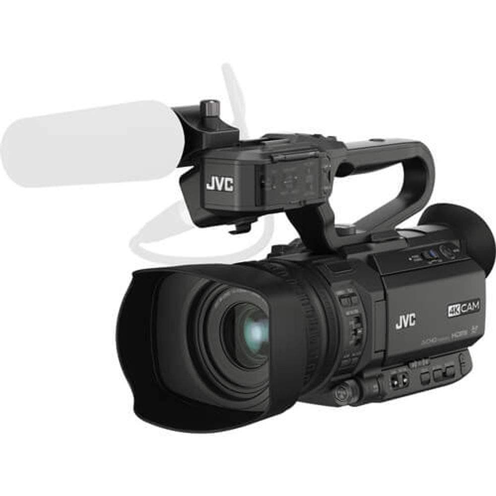 JVC GY-HM200 4KCAM Videocámara Compacta de Mano 4K UHD Internacional Modelo GY-HM200E Profesional Streaming Grabación Dual Ranura SD Zoom Óptico 12x 2015