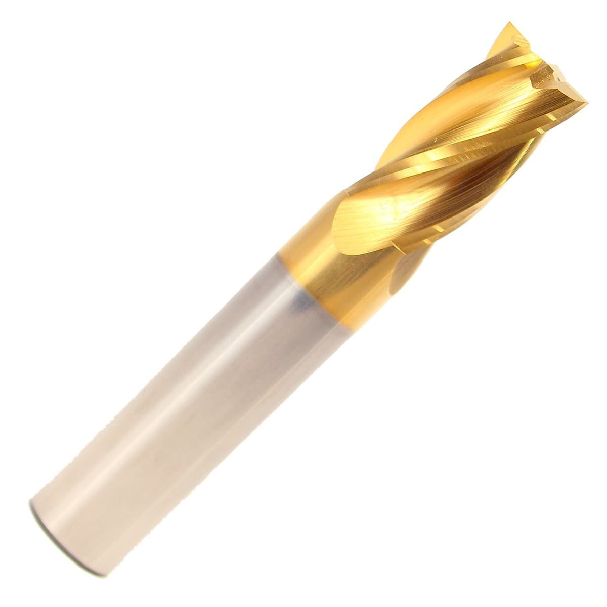 Drill America CBD400TIALN1-12 Fresa de Carburo 1-1/2" 4 Estrías TIALN Longitud de Flauta 2" Largo Total 4-1/2" Mango 1-1/4" Punta Simple Cuadrada