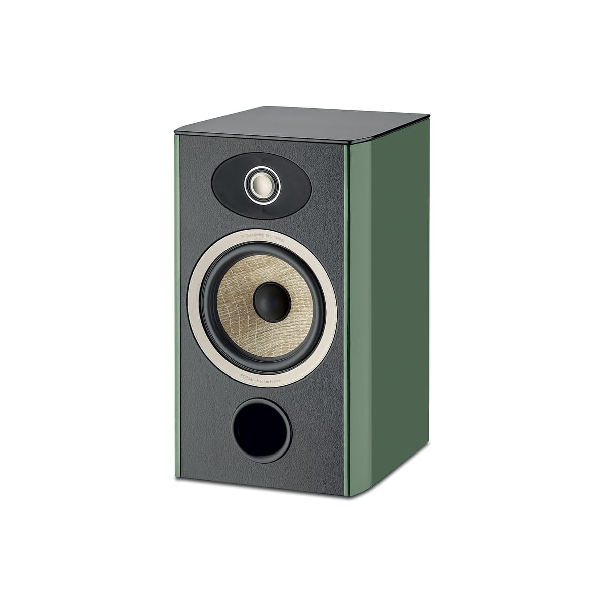 Focal Aria Evo X No. 1 - Parlantes de estantería (par) - High Gloss Moss Green - bookshelf estéreo premium FARIAEVOXN1MGR
