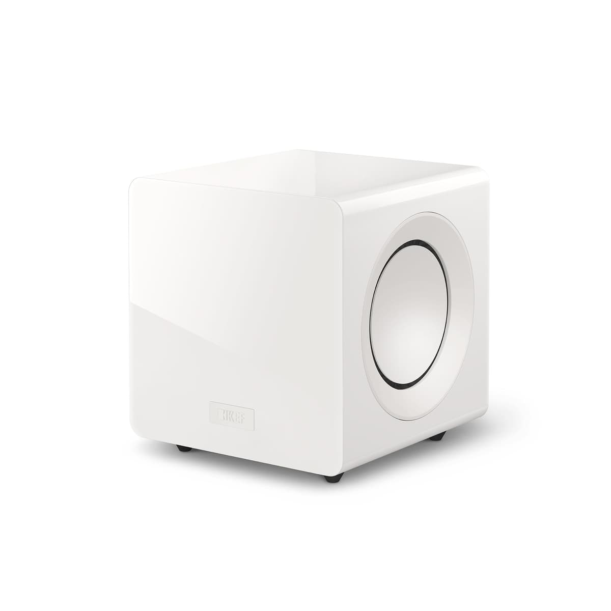 KEF KC92 SP4076A0CA Subwoofer Activo 1000W Doble Woofer 9" Graves Profundos para Cine en Casa y Música Color Blanco Brillante