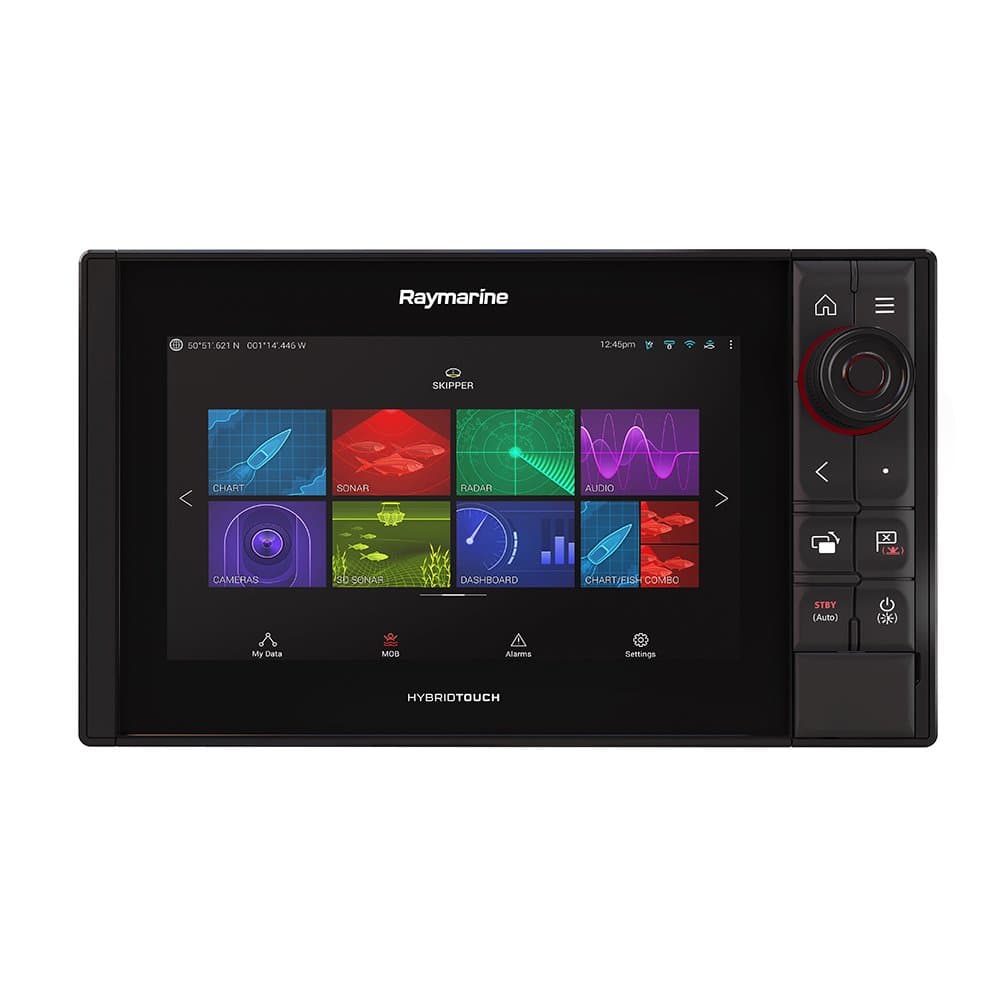 Raymarine Axiom Pro 9 S, Navionics+ Norteamérica, GPS Plotter MFD, Pantalla 9", Sonda, Cartografía, Modelo E70481-00-NAG