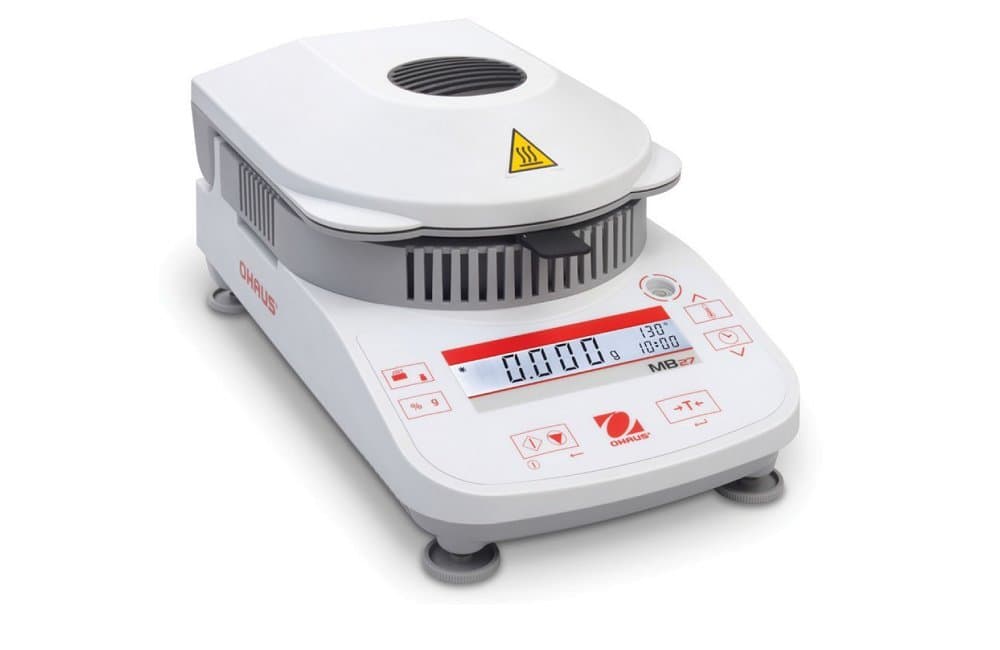Ohaus MB27 30251683 Analizador de Humedad, Capacidad 90 g, Legibilidad 1 mg, Balanza de Humedad, Modelo 1182Y78EA
