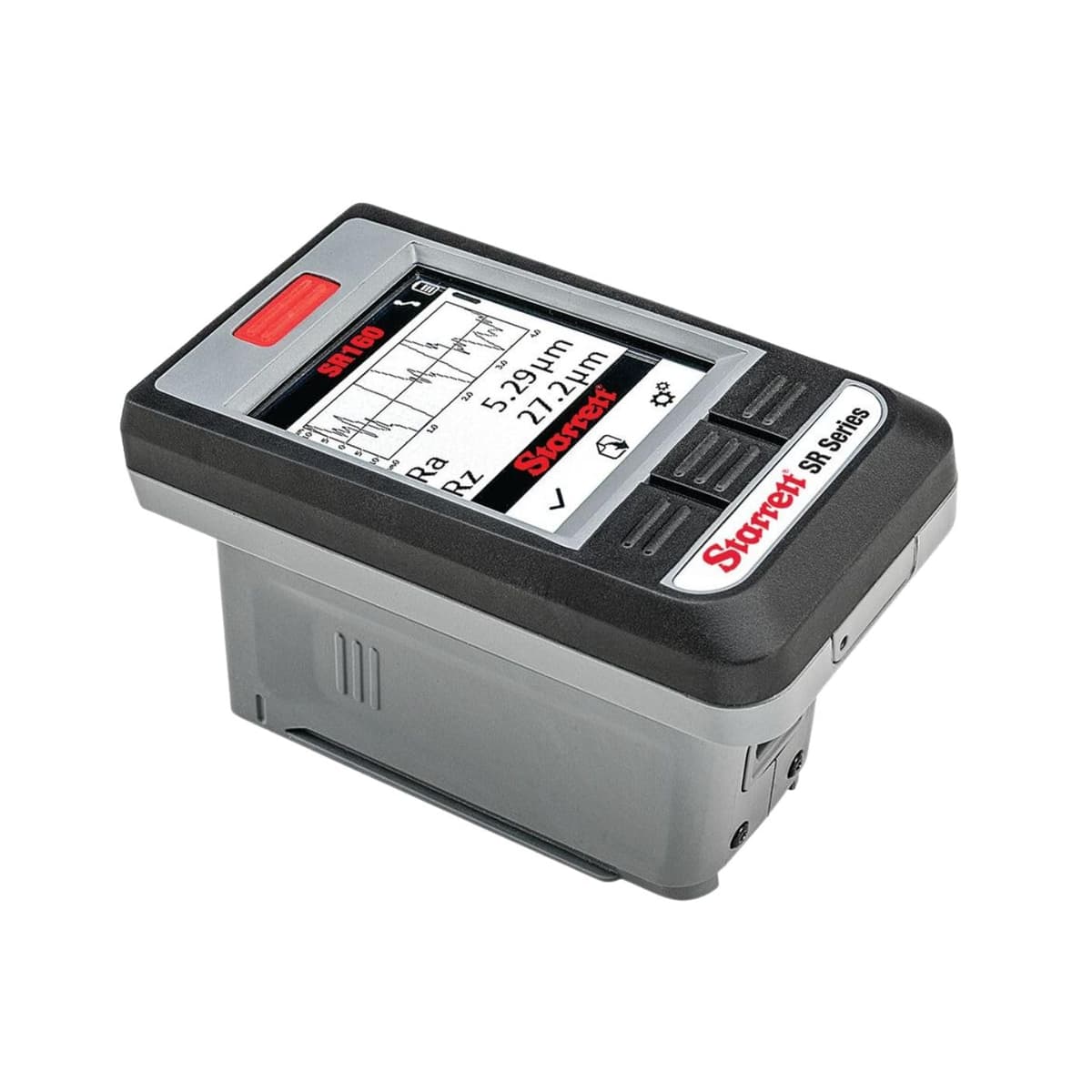 Starrett SR160 Medidor de Rugosidad Superficial, Bluetooth, Pantalla Gráfica a Color, Mide Ra/Rz1Max/Rsk, Estilo de Diamante