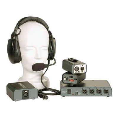 Anchor Audio PortaCom COM-40FC/C/4S Intercom Alámbrico Paquete para 4 Usuarios, Incluye Cables