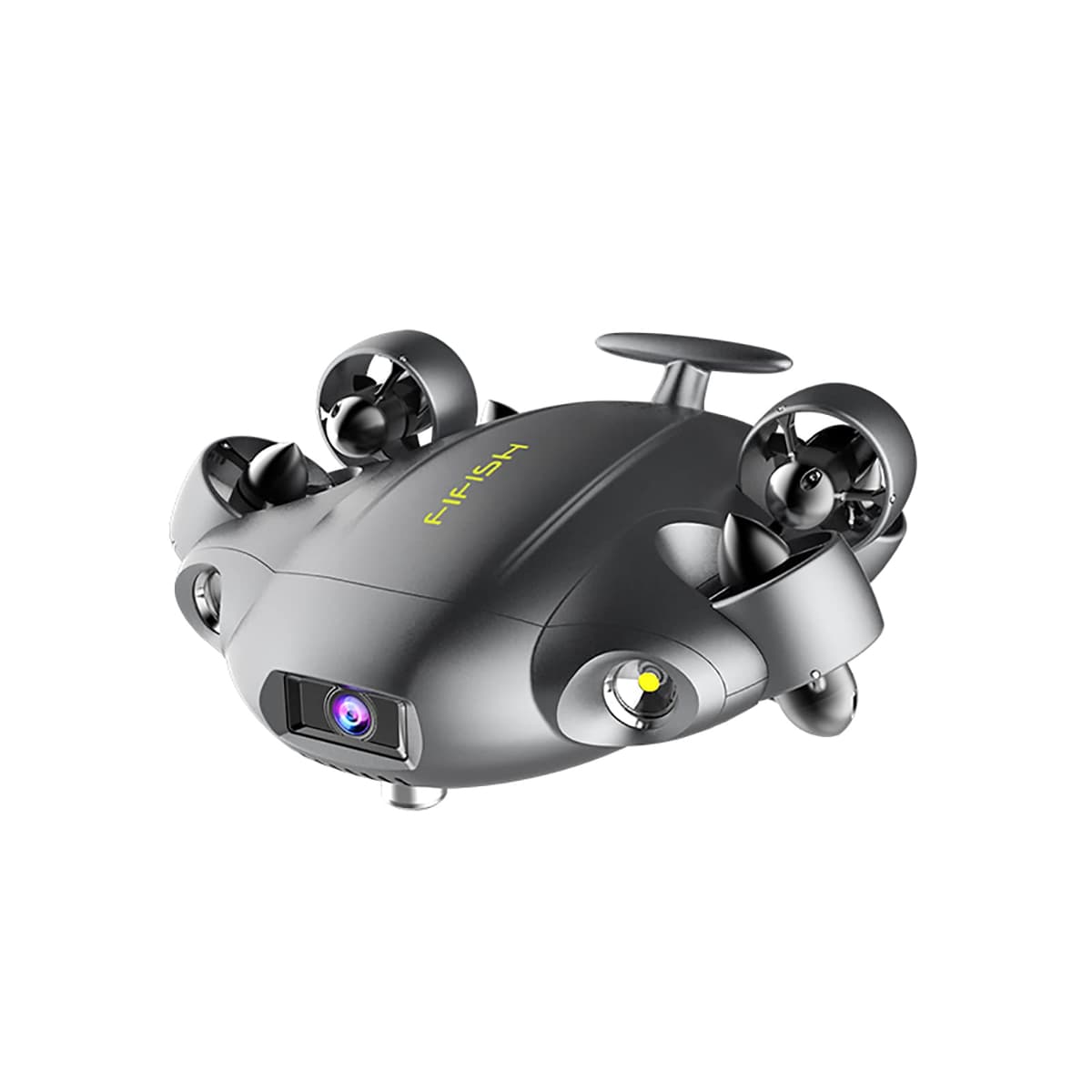 QYSEA FIFISH V6 Expert M100 Drone Submarino Profesional ROV 4K UHD, Head Tracking VR, 6000 lm LED, Cable 100 m, Estuche EPP, Movimiento Omnidireccional, Versión Mejorada