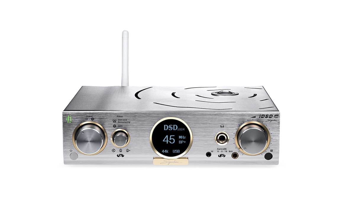 iFi Pro iDSD Signature DAC de Escritorio/Amplificador de Audífonos con Válvulas y Estado Sólido/Streamer de Audio Inalámbrico/Entradas USB SPDIF Óptica para Estéreo en Casa - Mejora para Entretenimiento en el Hogar
