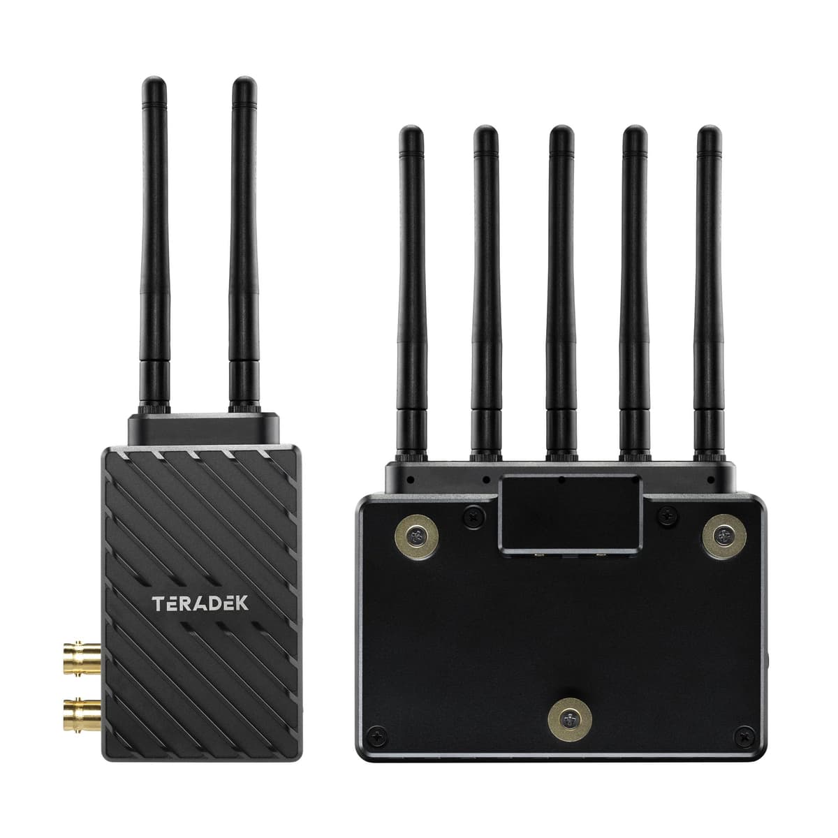 Teradek Bolt 6 LT 750 10-2260-G - Transmisor y Receptor Inalámbrico Deluxe, Sistema de Video de Cero Latencia, Video HD 10-bit, 3G-SDI/HDMI, Alcance 750 ft, Hasta 4Kp30/1080p60, Gold Mount