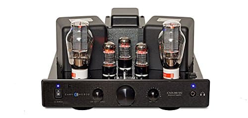 Cary Audio CAD-300SEI Black - Amplificador integrado de válvulas 300B para audio de alta fidelidad, estéreo hi-fi para hogar, acabado negro (CAD-300SEI Black)