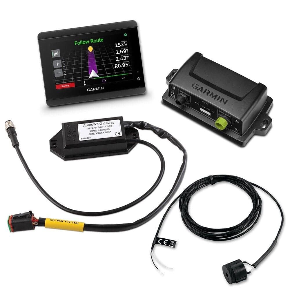 Garmin Reactor 40 S2875.07 Piloto Automático Steer-By-Wire para Yamaha Helm Master con Instrumento GHC 50 Autopilot Corepack