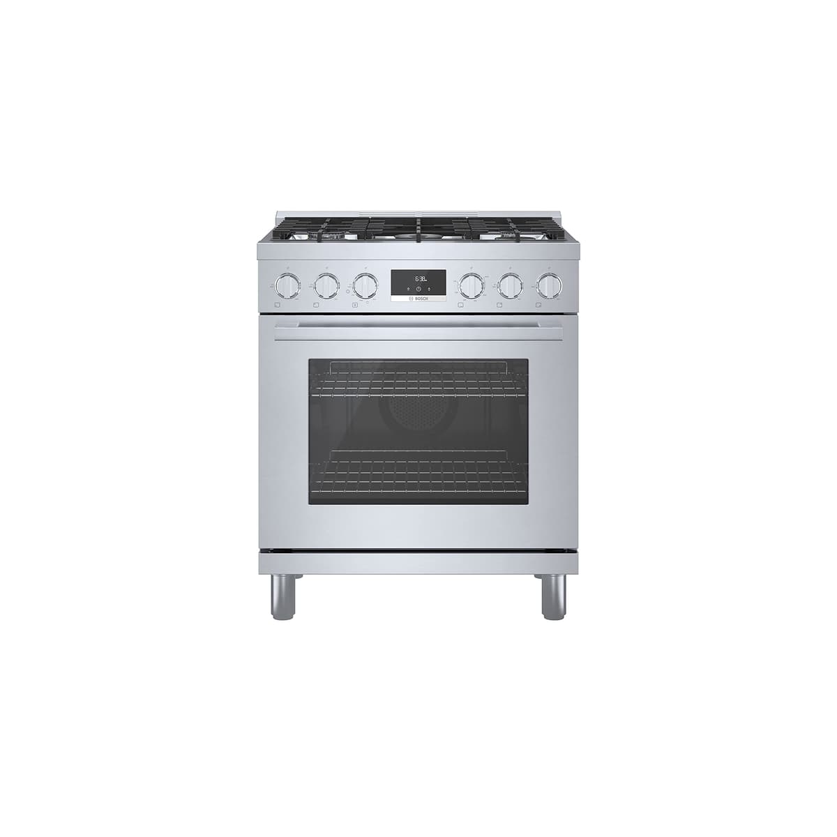 Bosch 800 Series HGS8055UC Cocina a Gas Industrial 30" 3.7 cu ft 5 Quemadores Acero Inoxidable