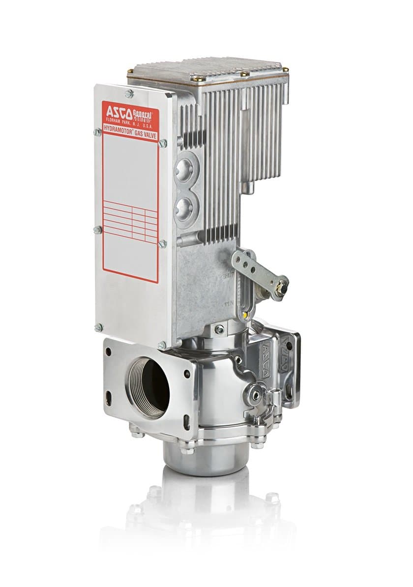 Asco Hydramotor AH2E212A4 Actuador para válvula de gas V710, encendido/apagado apertura rápida (máx. 14 s), uso general, estándar, 120V 50/60Hz