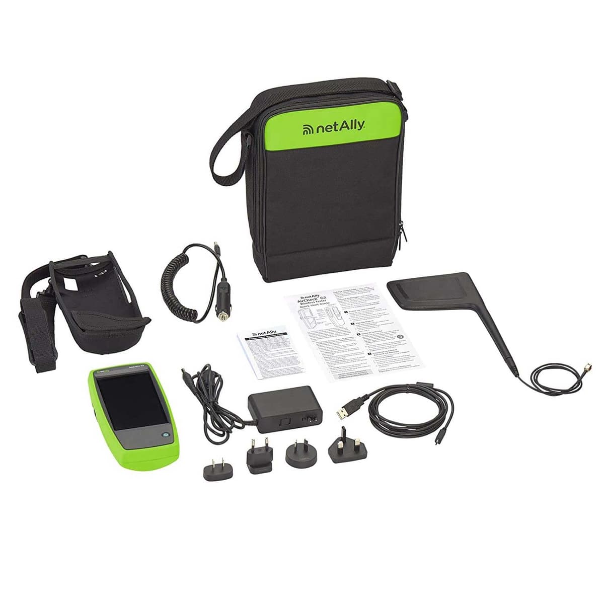 NETALLY AirCheck G2 AIRCHECK-G2-KIT Tester Wi-Fi inalámbrico, analizador de redes, kit de prueba WiFi, diagnóstico y solución de problemas WLAN