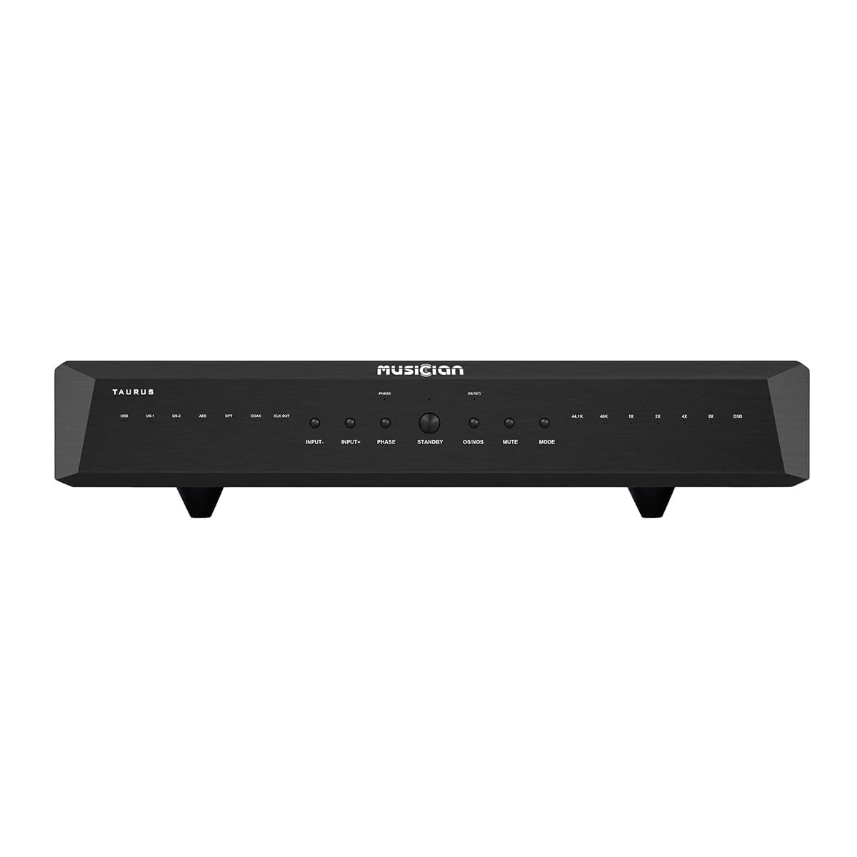AOSHIDA Musician Taurus DAC R2R Audio ARM STM32F446 Altera DSD1024 1536kHz USB/Coax/Óptico/AES/2xIIS Entradas RCA/XLR Balanceado/2 Salidas de Reloj DAC de Escritorio para Audio Hogar (Negro)