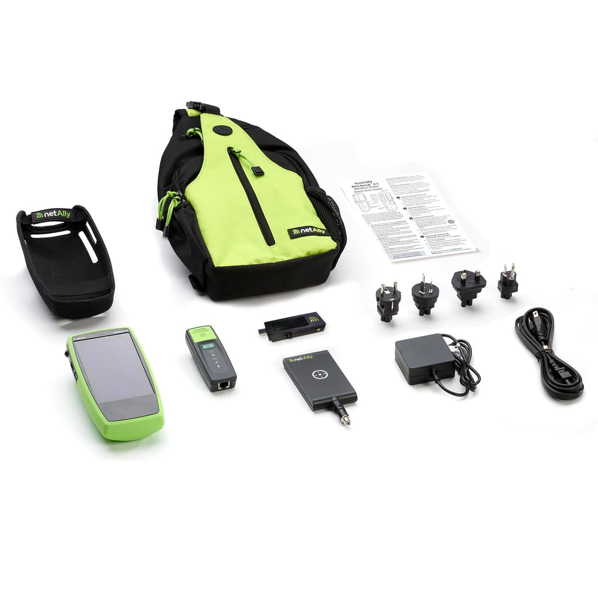 NETALLY AirCheck G3 Pro Kit AIRCHECK-G3-KT-X2 - Analizador Wi-Fi portátil, pruebas de redes inalámbricas, validación y resolución de problemas WLAN, 2.4/5 GHz, kit profesional NetAlly