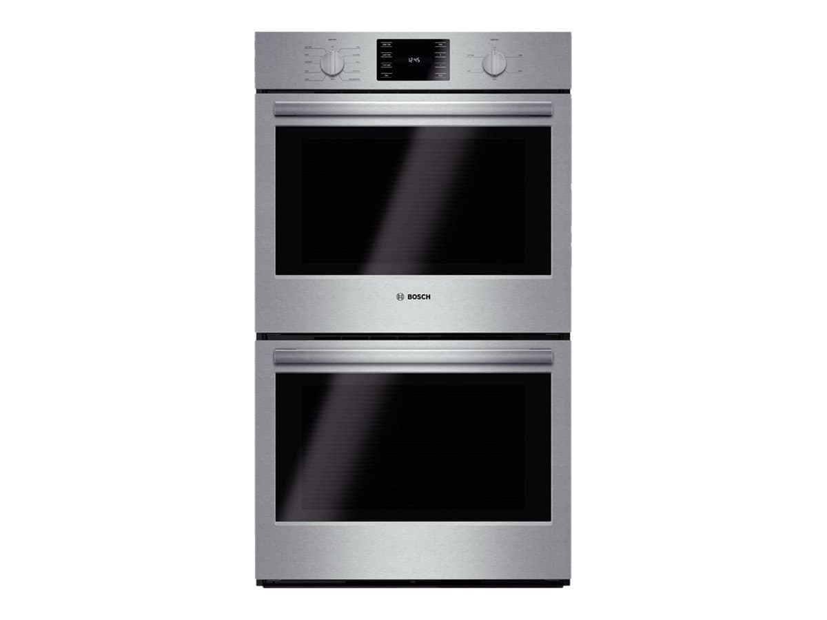 Bosch 500 Series HBL5651UC Horno Doble Empotrable 30" Eléctrico Convección Europea Autolimpiante Acero Inoxidable