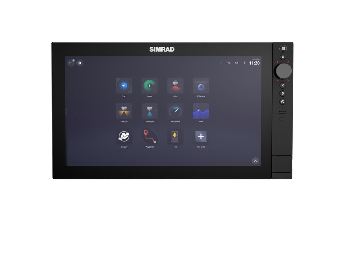 Simrad NSS 16" SolarMAX HD Chartplotter Fishfinder con Mapa Base Mundial, sin sonda, modelo 000-16277-001