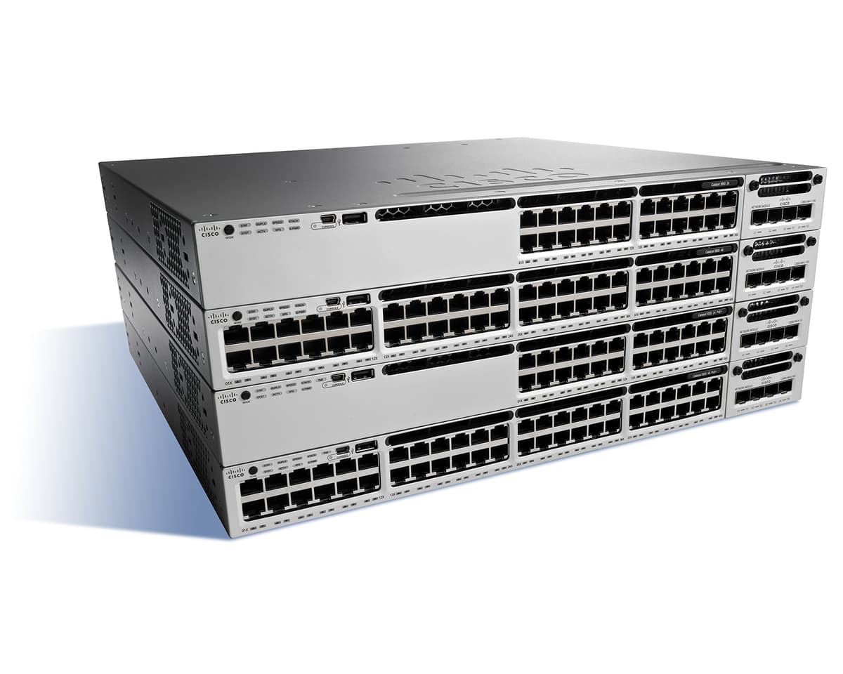 Cisco Catalyst C1-WS3850-24U/K9 Switch Ethernet administrable 24 puertos 1000Base-T PoE+ capa 3 apilable rackmount Gigabit LAN
