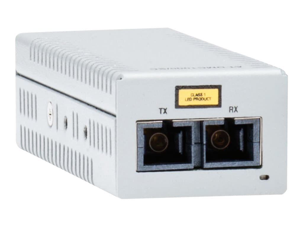 Allied Telesis AT-DMC1000/LC-90 Transceiver Media Converter Gigabit Ethernet LC 90km Monomodo Plug-and-Play para Red Empresarial