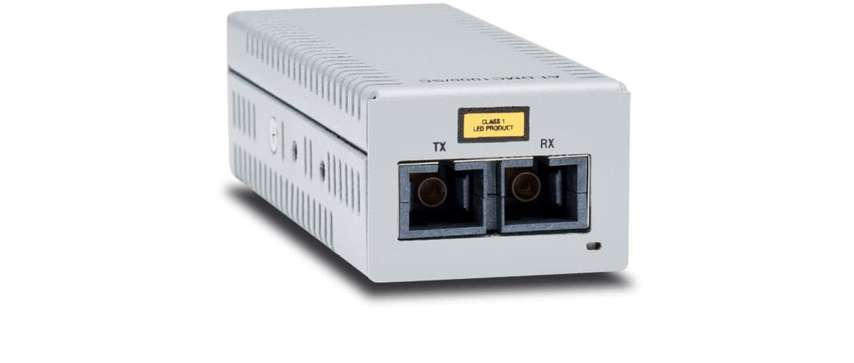 Allied Telesis AT-DMC1000/SC-90 Convertidor de Medio de Fibra Gigabit Ethernet, SC, 90 km