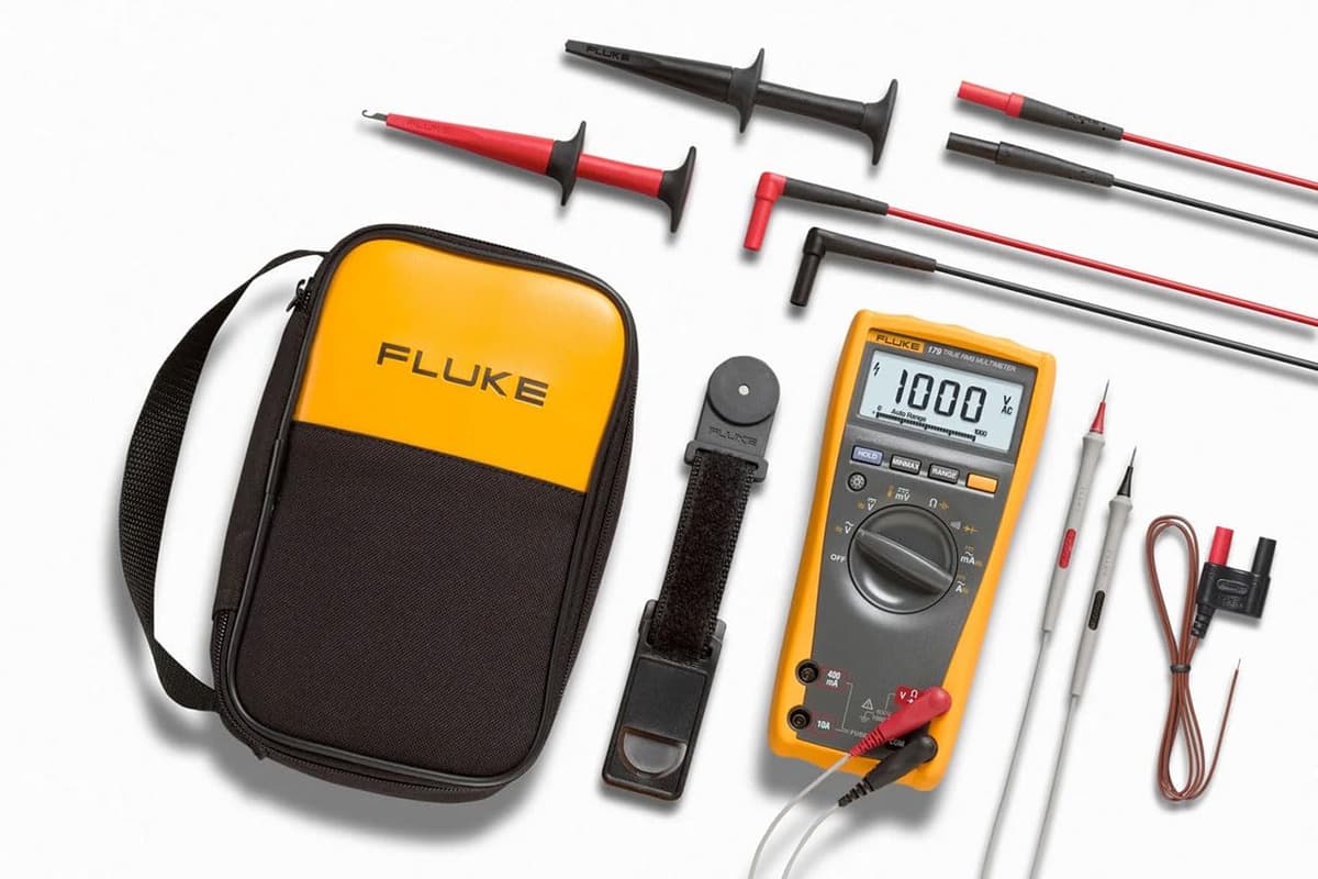 Fluke 179/EDA2 Multímetro Digital True-RMS y Sonda con Kit de Accesorios, Fluke 2042, Profesional, Alta Precisión