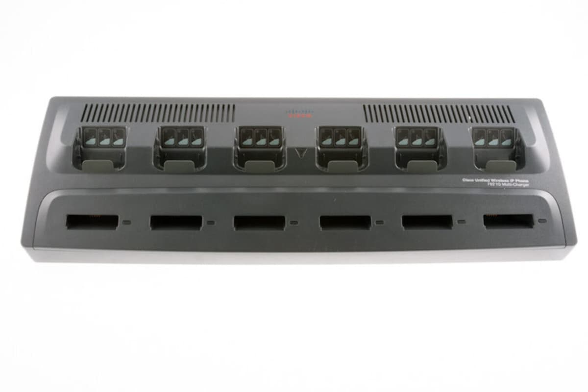 Cisco Enterprise CP-MCHGR-7925G Multi Cargador 7925G, estación de carga múltiple para teléfonos IP, cargador multiunidad, part number CP-MCHGR-7925G=