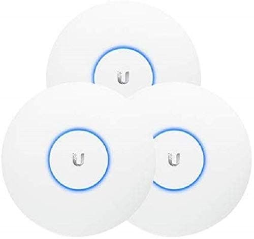 Ubiquiti Networks UniFi UAP-AC-PRO-3 punto de acceso AC PRO pack de 3, WiFi dual band, Gigabit, PoE, MIMO, versión US, reacondicionado