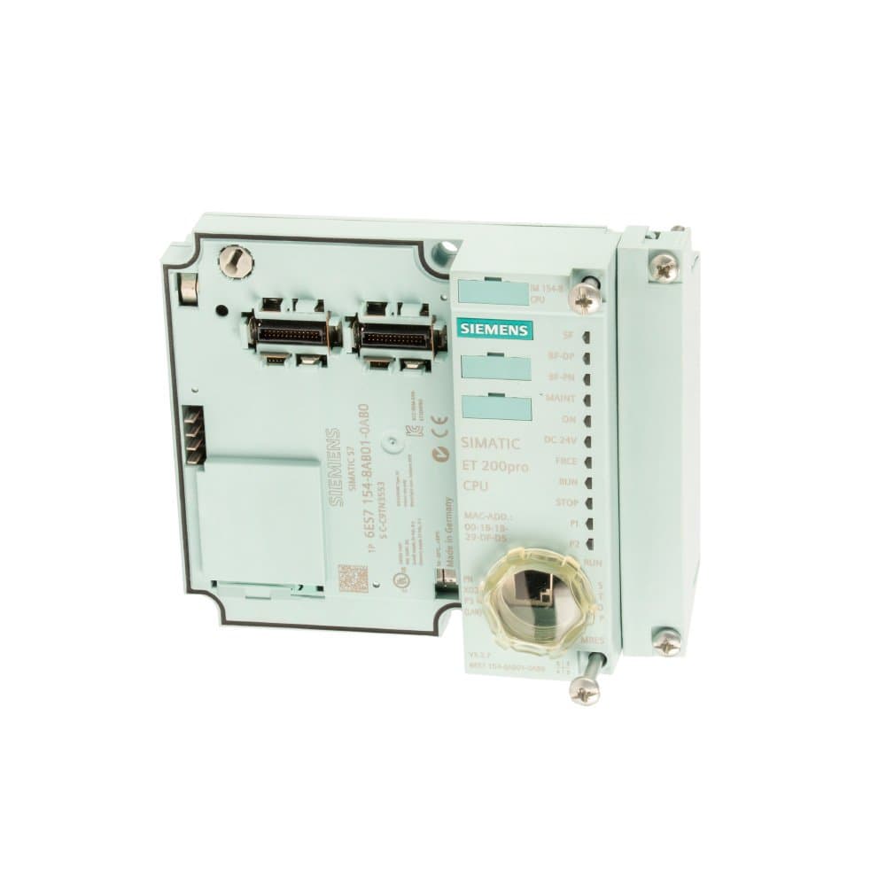 Siemens SIMATIC ST76 | 6ES7154-8AB01-0AB0 | Módulo CPU IM154-8 PN/DP | PLC industrial | Profinet/Profibus | CPU integrada | Alta performance