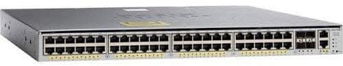 Cisco Catalyst WS-C4948E-F, switch 48x 10/100/1000 + 4 SFP+, sin fuente de poder, formato rack, versión renovada
