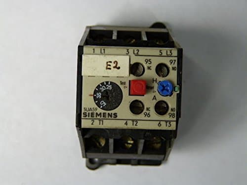 Siemens 3UA5900-2E Relé de Sobrecarga 25-40A protección motor 3UA59-00-2E trip térmico ajustable industrial