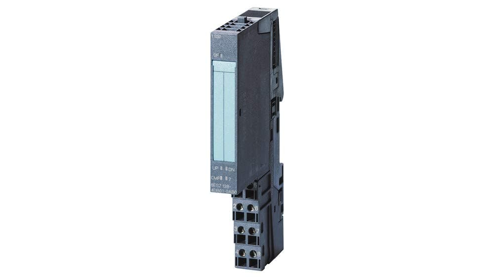 SIEMENS ET 200 6ES7138-4DF01-0AB0 Módulo de Interfaz Serial para Automatización Industrial, PLC, Profibus/Profinet, Repuesto Original Siemens