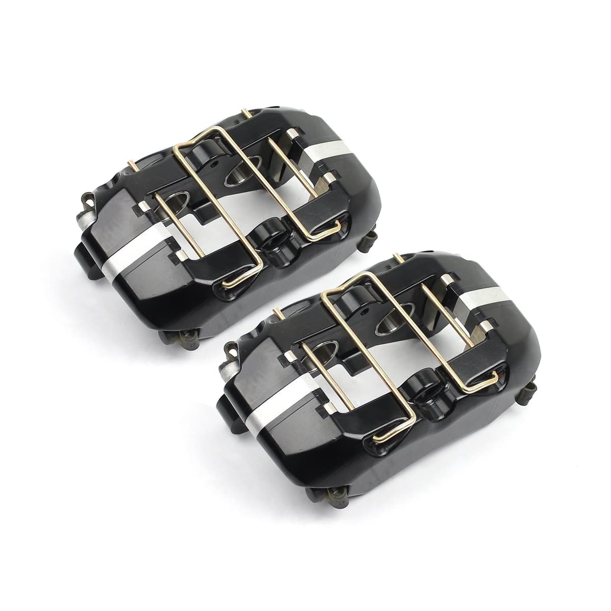 PCE Speedmaster PCE521.1010 Caliper Trasero Universal 4 Pistones Aluminio Billet Anodizado Negro 1/8" NPT