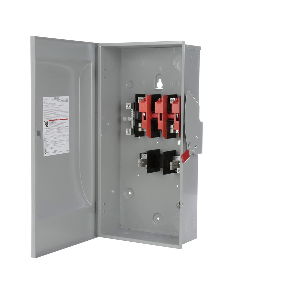 SIEMENS HI GF224N Interruptor Fusible 200A 2 Polos 240V 3 Hilos Uso General Interior