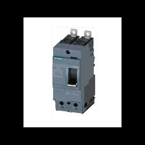 SIEMENS 3VA41 3VA4120-6ED24-0AA0 Interruptor termomagnético 2 polos 20A 65kA FTFM, negro, para carga