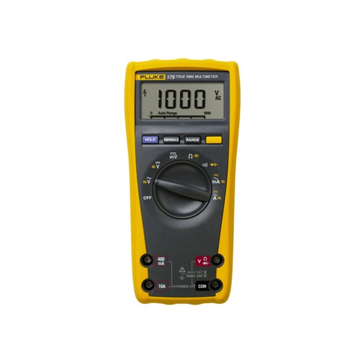 Fluke 175 True RMS - Multímetro Digital con Certificado de Calibración NIST (con datos), Idiomas ENG/SP/FR/POR - Modelo 175E-AMZN